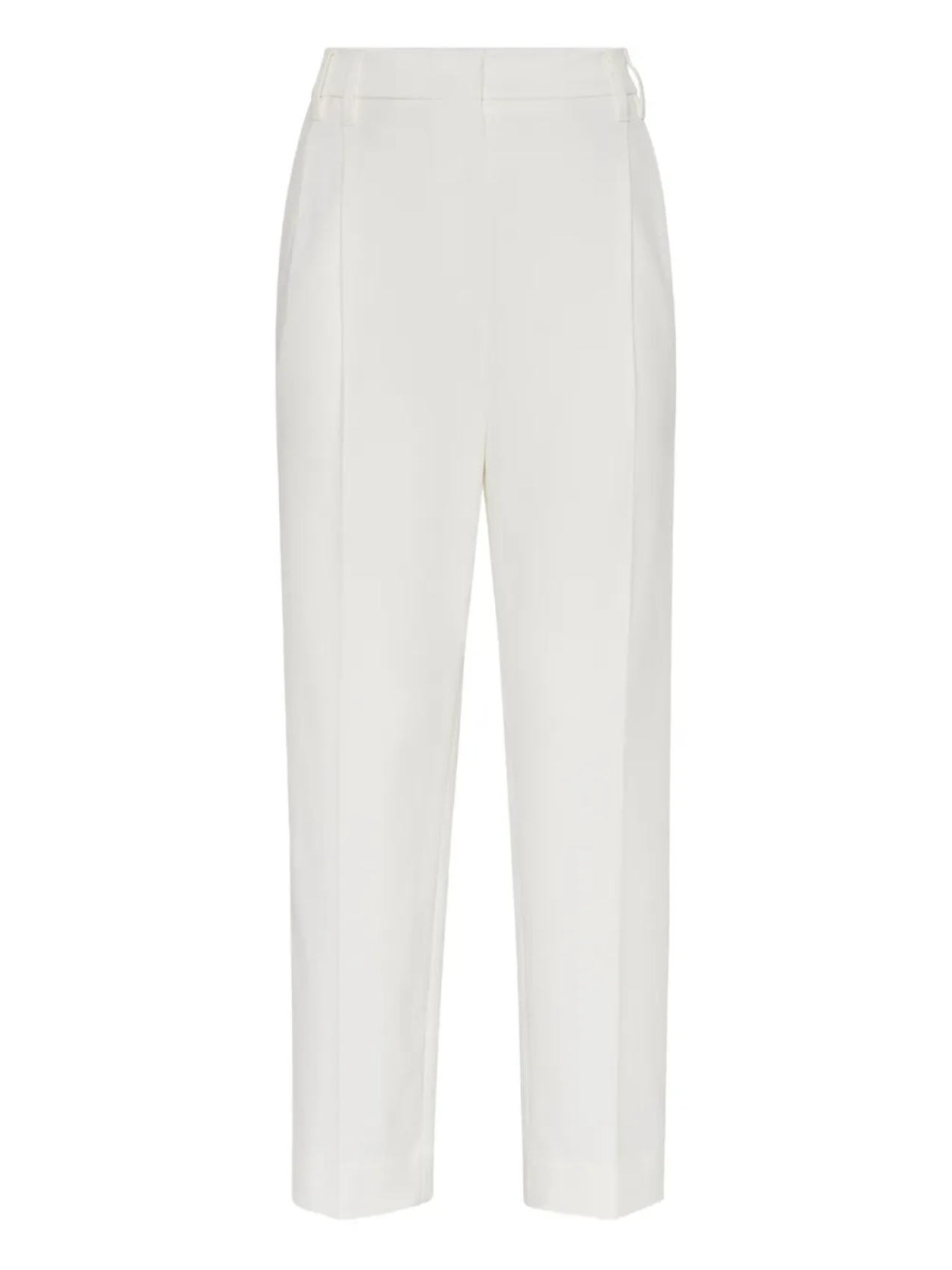 

Brunello Cucinelli укороченные брюки Slouchy, белый