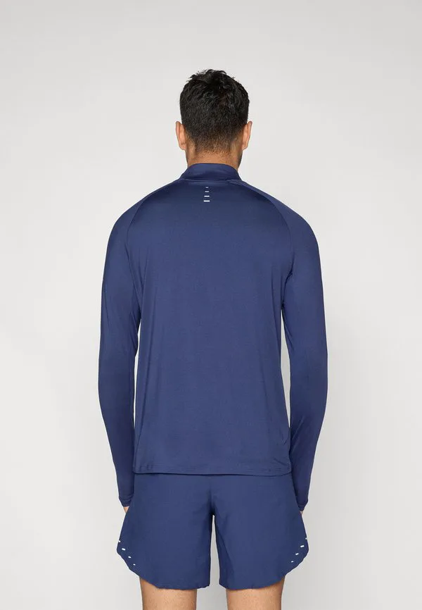 Футболка stride с длинными рукавами, средний слой Nike Performance, Midnight Navy/Reflective Silver-Coloured — фото 3