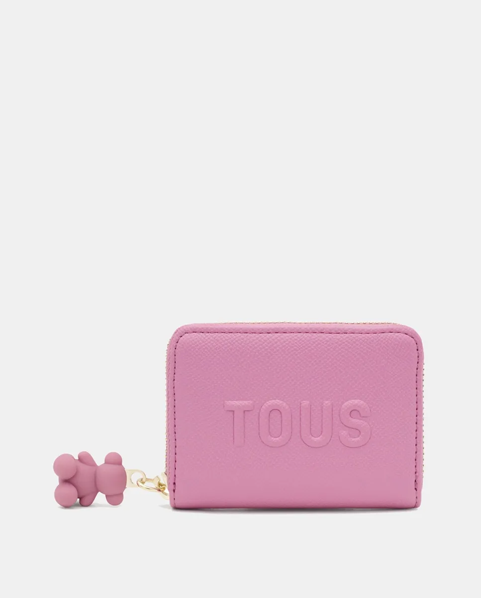 

Кошелёк TOUS Brenda из искусственной кожи тёмно-розового цвета Tous, розовый