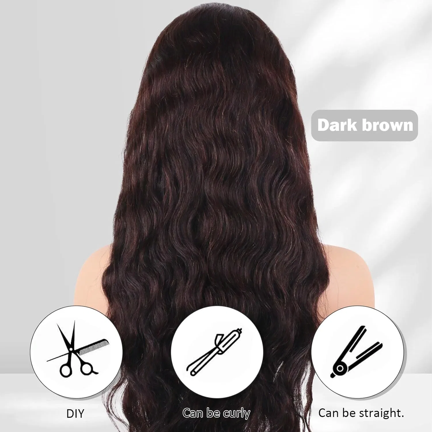 Парик «Body Wave» с невидимой HD-сеткой от Real Hair Manemajesty — фото 3
