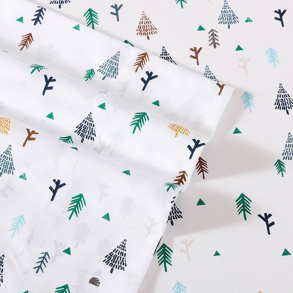 

Комплект простыней с принтом Eddie Bauer Kids и наволочками, цвет Trees