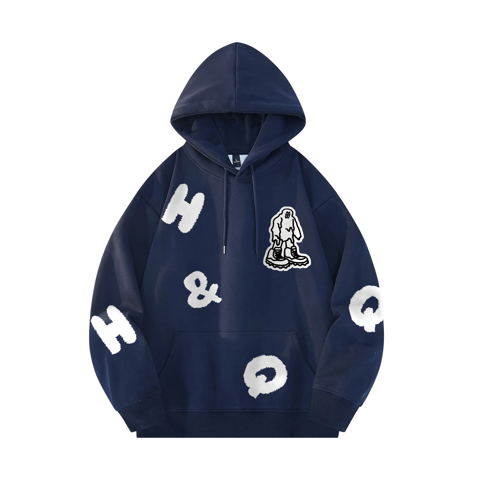 

Толстовка Unisex Hooded Moderate Heavyweight HUANQIU, темно-синий