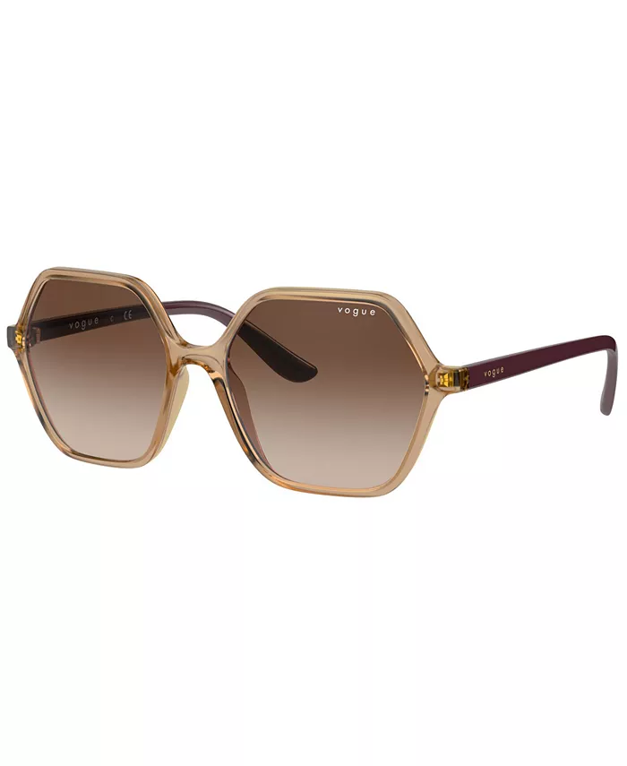 

Солнцезащитные очки, VO5361S 55 Vogue Eyewear, коричневый/бежевый