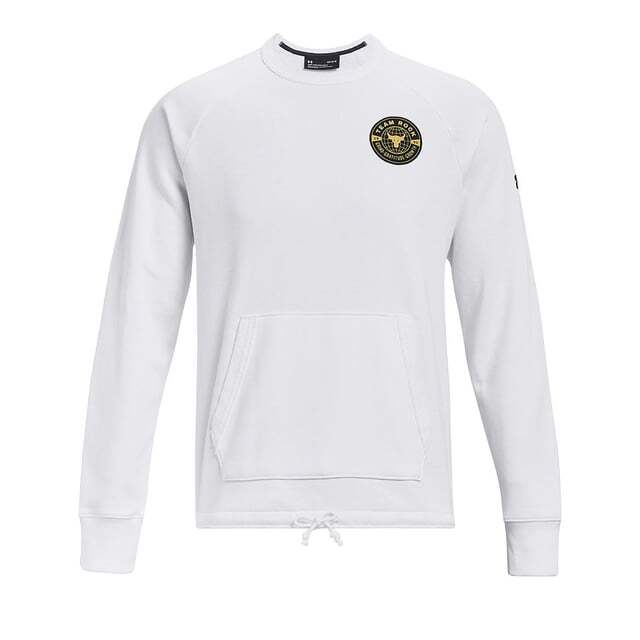 

Мужской белый тяжелый махровый свитер Project Rock Under Armour, белый