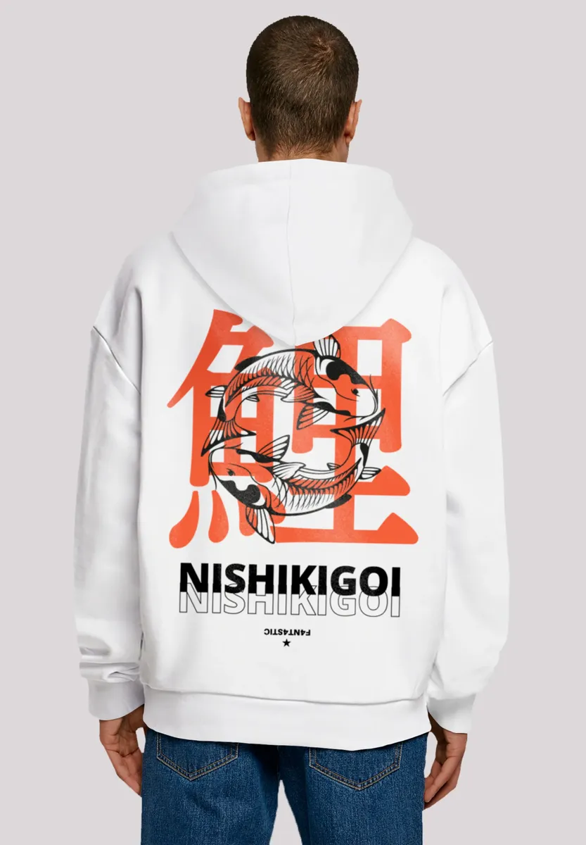 

Толстовка F4NT4STIC "Nishikigoi Koi Japan Graphic", принт, белый