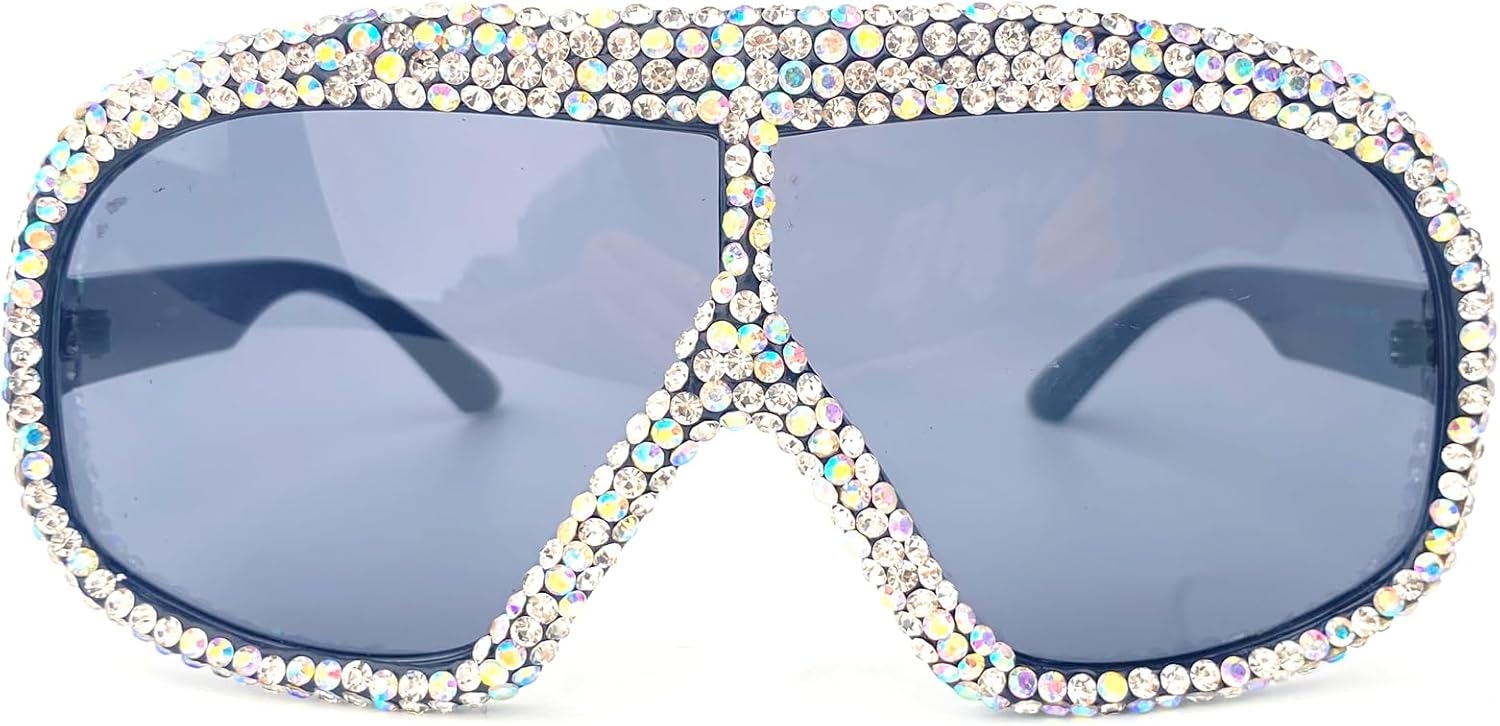 

Крупные бриллиантовые квадратные солнцезащитные очки, модные женские очки в стиле панк, солнцезащитные очки-щитки в крупной оправе, дизайнерские женские солнцезащитные очки-маски mincl, Black