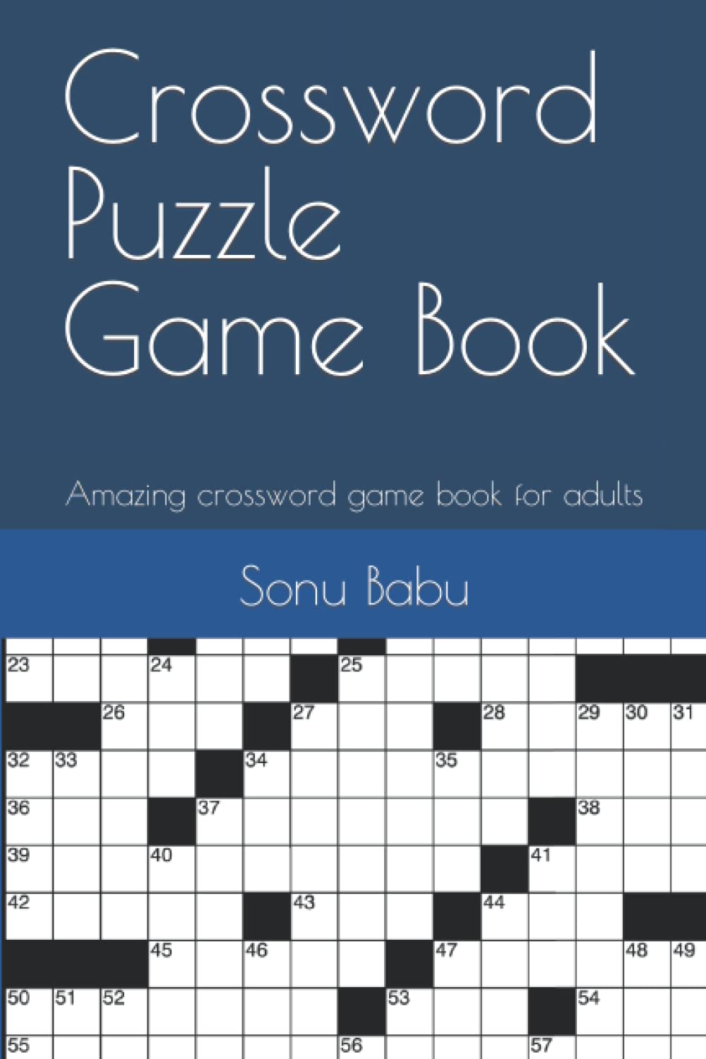 

Crossword Puzzle Game Book: Amazing crossword game book for adults (Independently published)