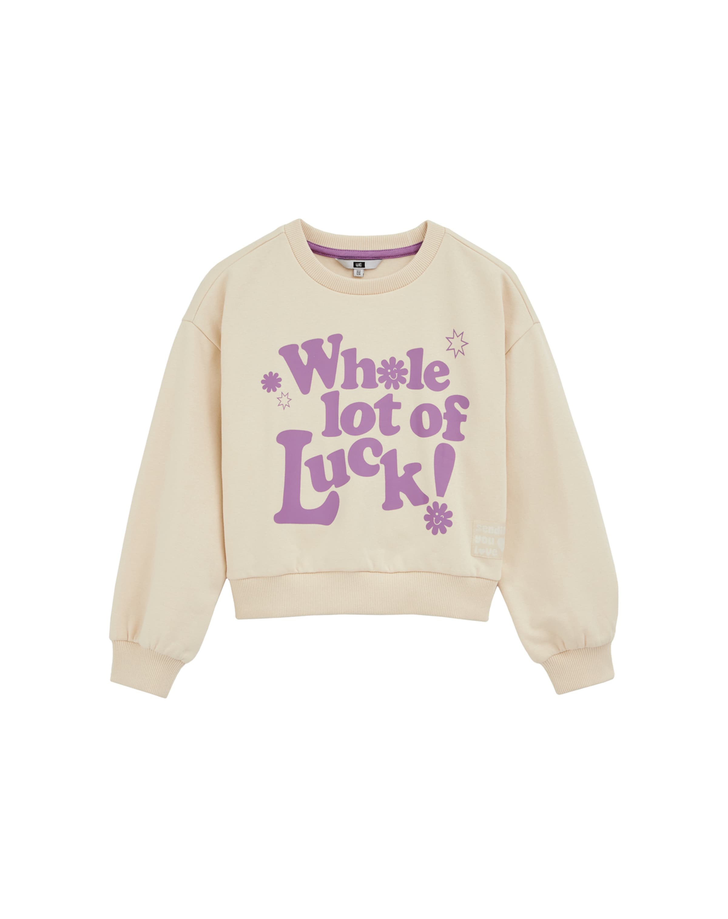 

WE Fashion Свитшот в бежевом цвете