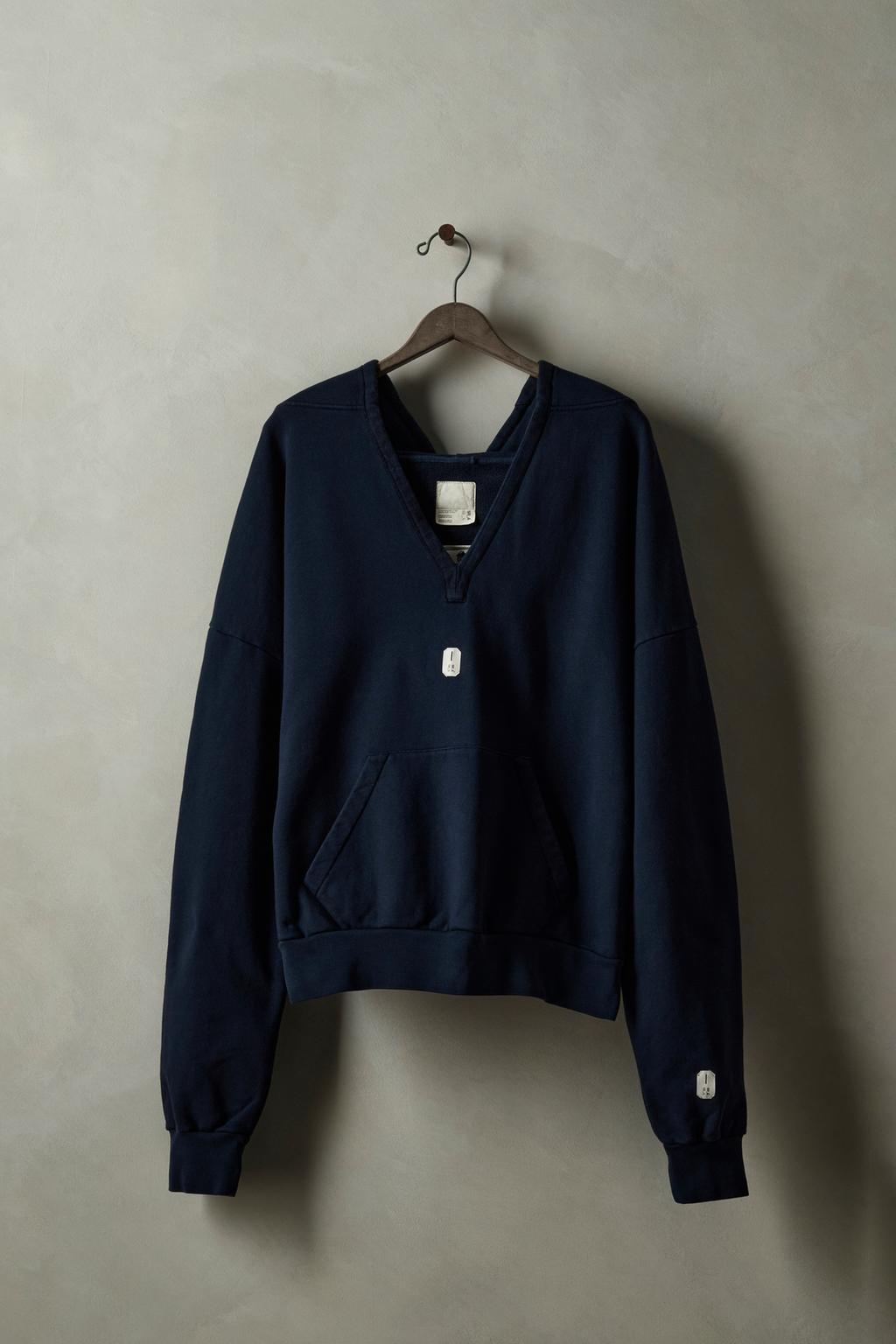 

Застиранная толстовка x sr_a ZARA, темно-синий