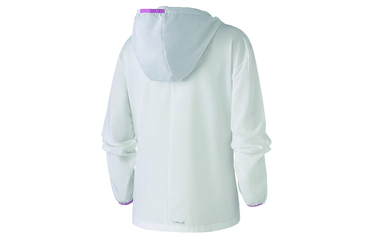 Adidas Neo Куртка женская белая с фиолетовым, White/Blessing Light Purple — фото 3