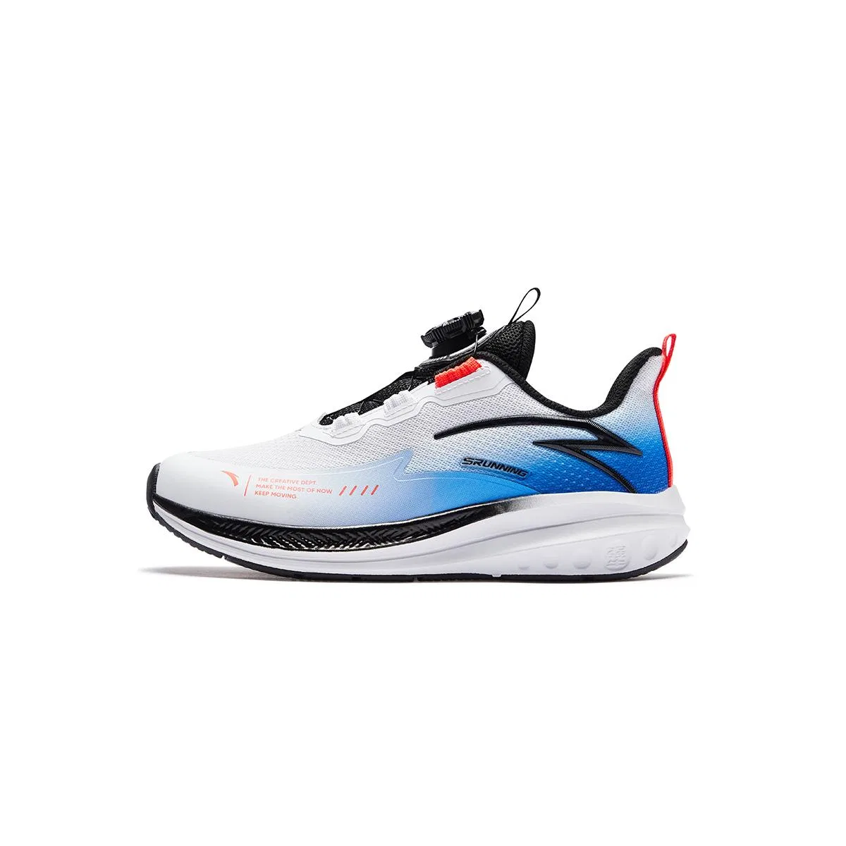 Детские кроссовки для бега Anta White/Haijian Blue дышащие и износостойкие Antakids