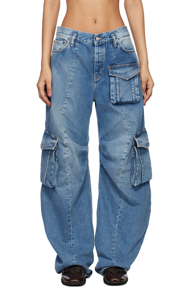 

Грузовые джинсы Acne Studios, синий