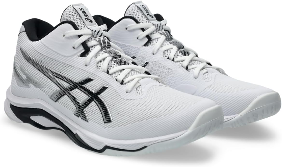 Мужские кроссовки ASICS Netburner Ballistic FF MT 4, белый/черный — фото 2