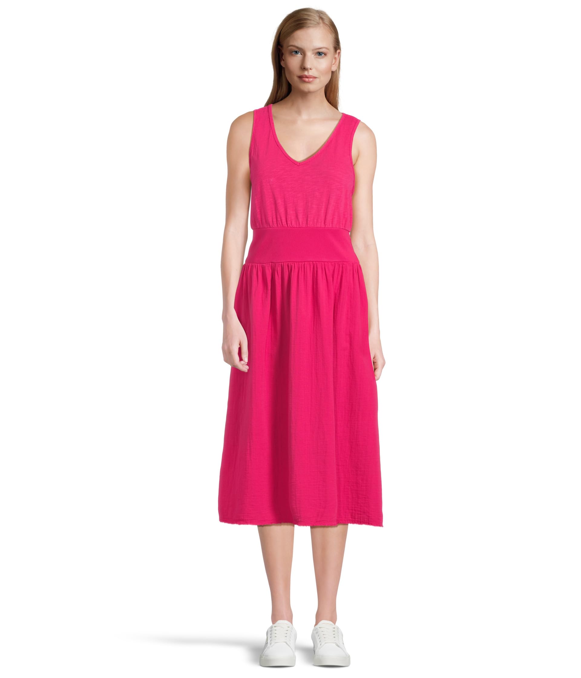 

Платье Mod-o-doc Mix Media Tank Dress, цвет Electric Berry