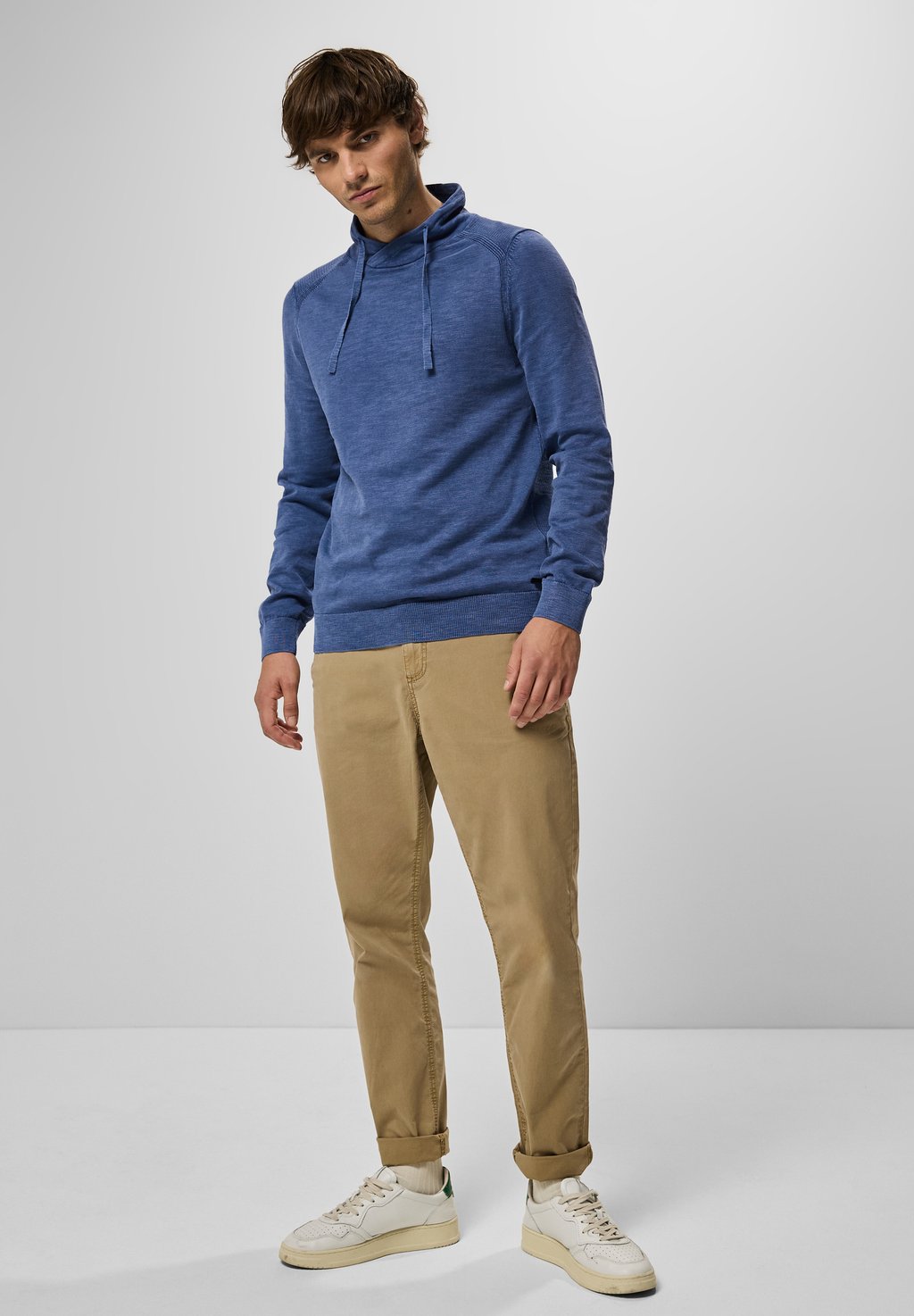 

Джемпер IN WASHED-OPTIK Street One MEN, синий
