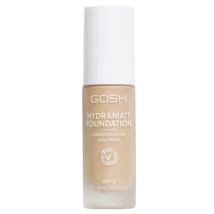 

Тональный крем GOSH с SPF 15 для светлой и темной кожи. Веганский матирующий макияж для сухой, чувствительной и жирной кожи. Устойчив к растеканию и поту. Не содержит масел. Регулируемое покрытие. Без эффекта маски. 004Y.