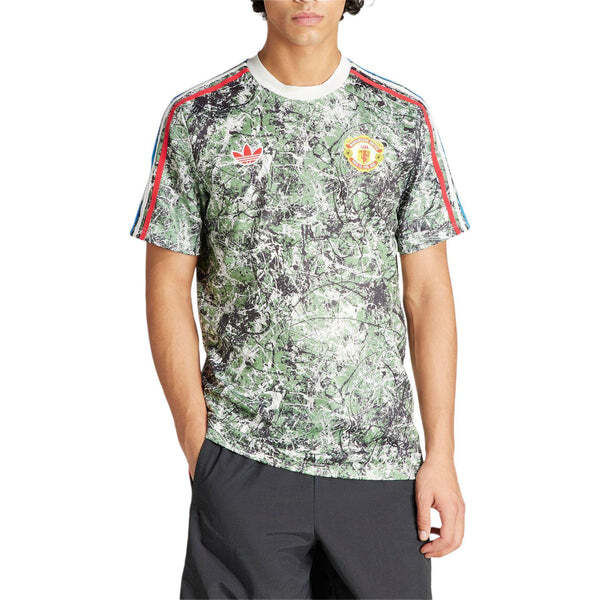Футболка manchester united stone roses originals icon джерси asia sizing Adidas, мульитколор — фото 2