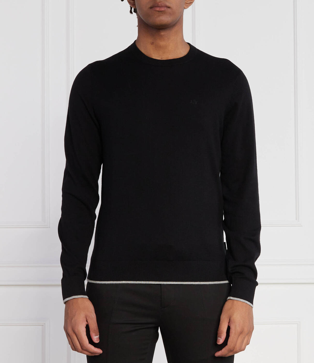 

Свитер Armani Exchange Regular Fit, черный