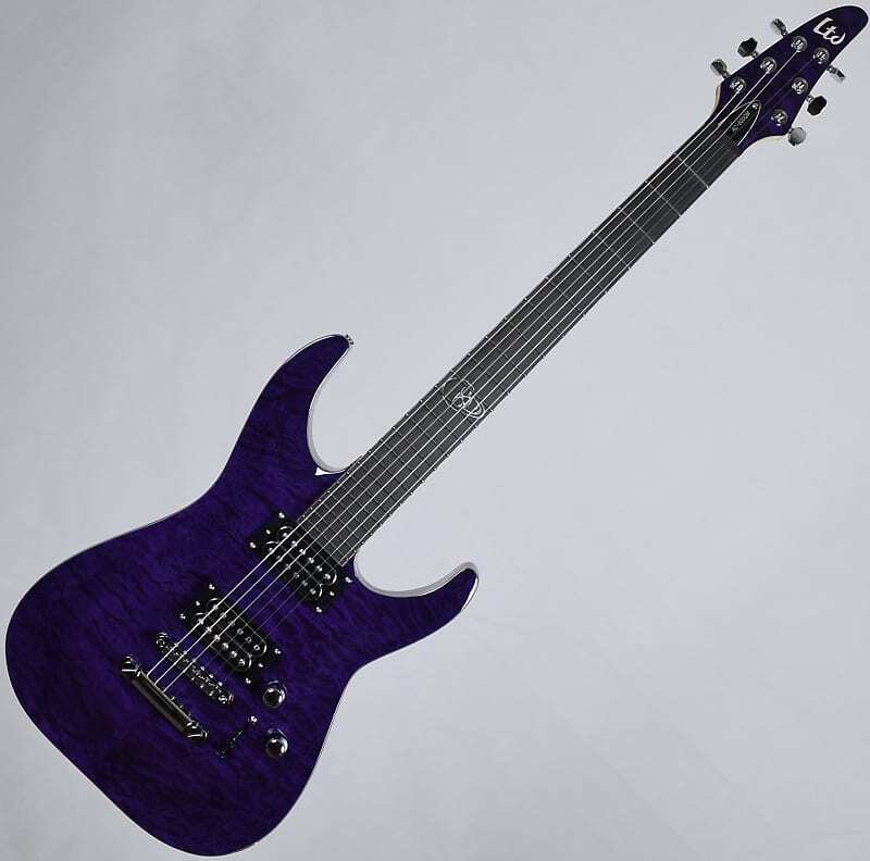 

Электрогитара ESP LTD Rob Caggiano RC-600QM Signature Electric Guitar See Thru Purple