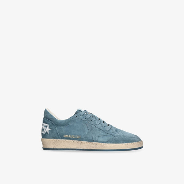 

Кроссовки Golden Goose Балстар эксклюзивные низкие из замши, синий