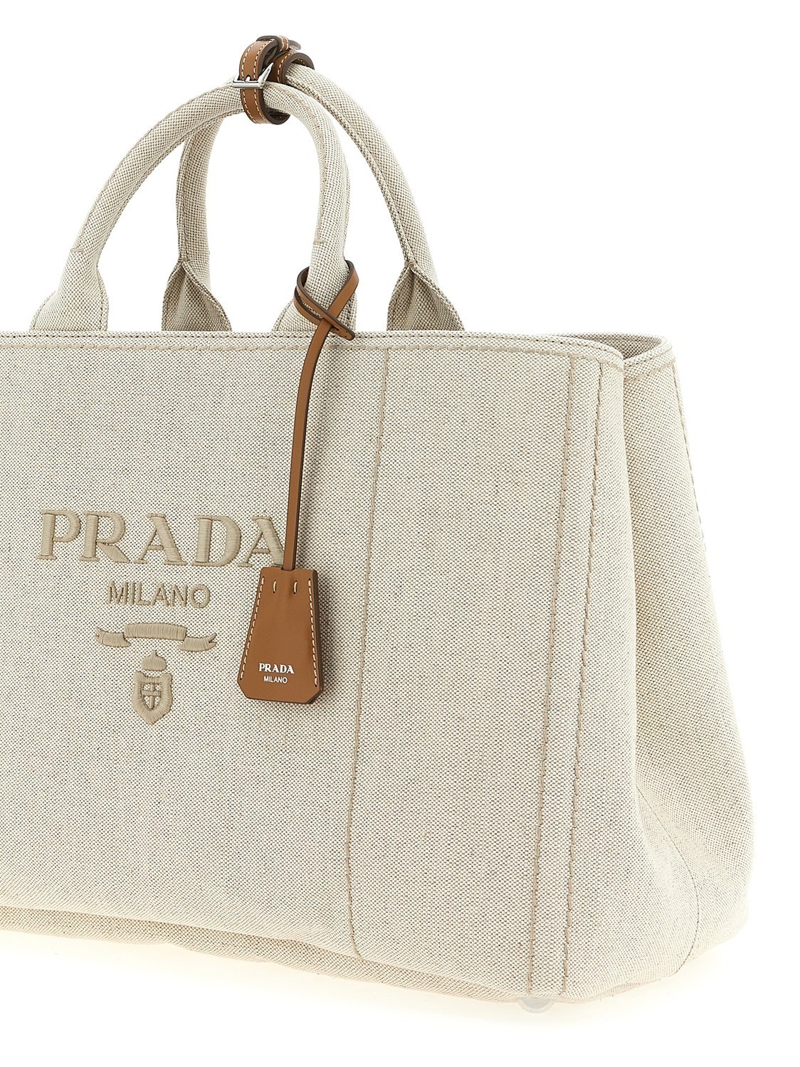 Сумка-шоппер Prada Jardinière очень большого размера Prada, бежевый — фото 3