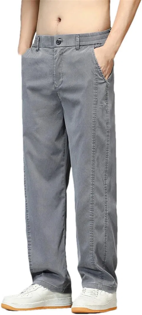 Джинсы прямого кроя, летние, Men's Summer, серый