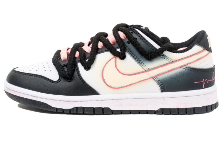 

Кроссовки Nike Dunk Skateboarding Shoes Men Low-top Black/pink, цвет Peach