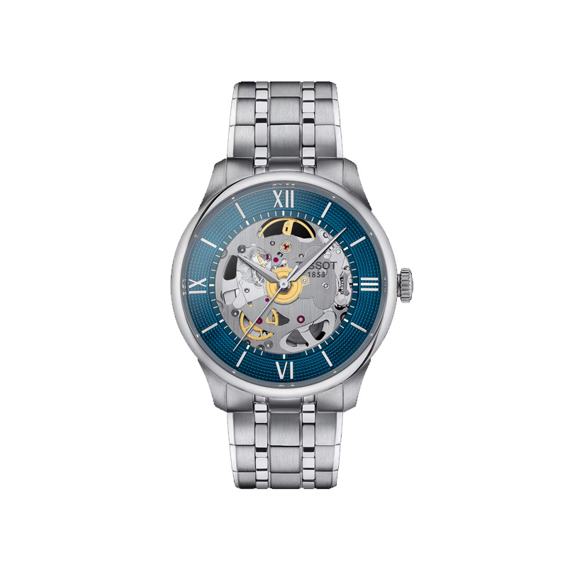 

TISSOT Часы Men's Tourelles Collection Watch, Blue Dial