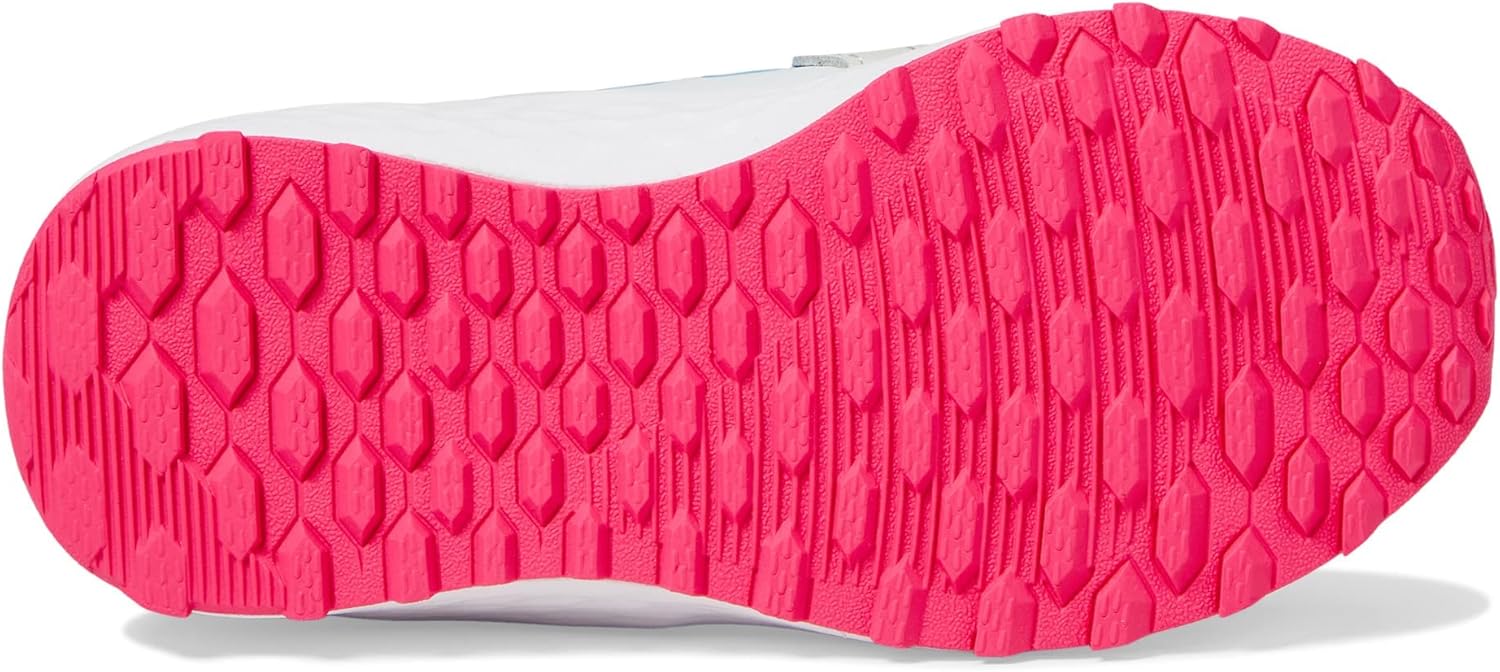 Кроссовки New Balance детские унисекс Fresh Foam 650 V1 с эластичными шнурками и верхней застежкой, розовый — фото 4