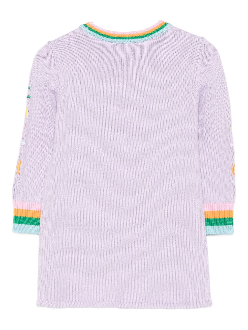 Платье с вышивкой Stella Mccartney Kids, фиолетовый — фото 2