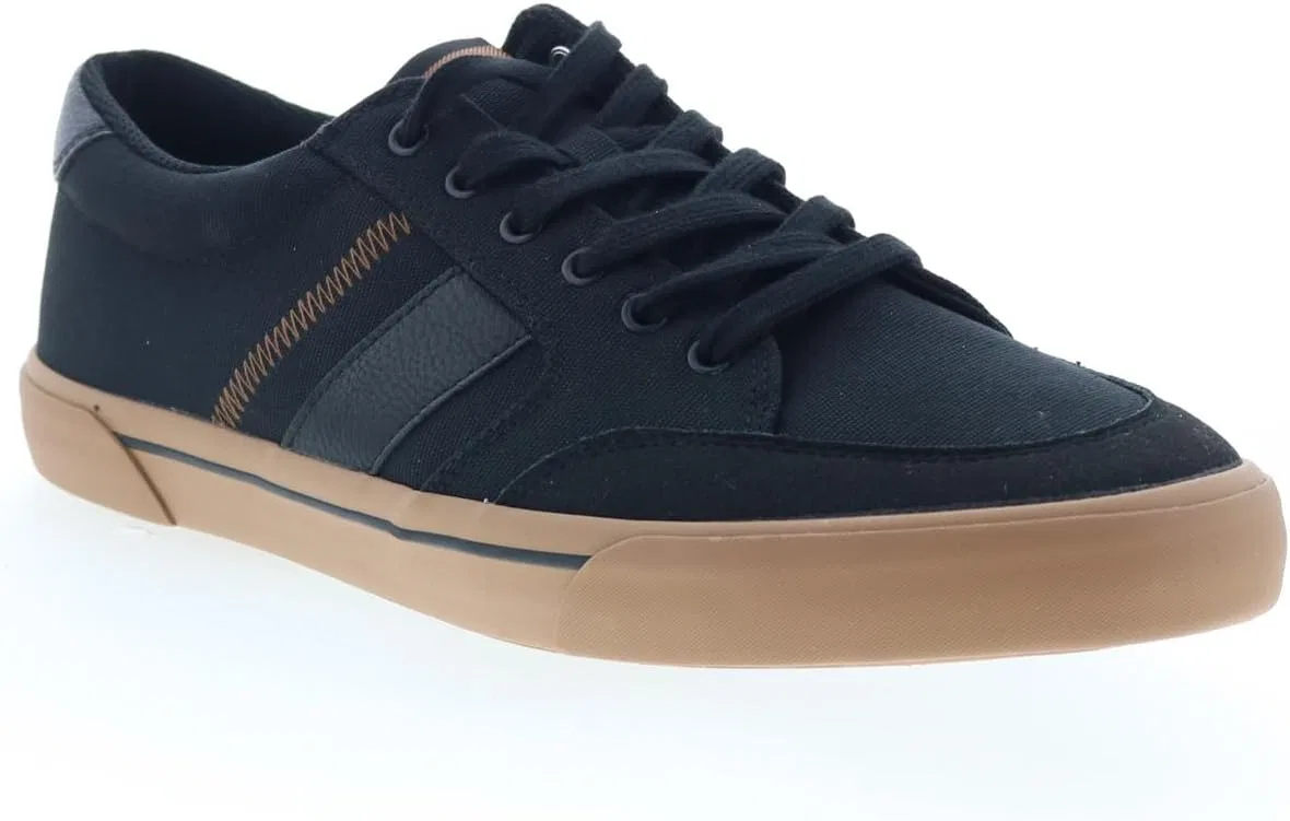 Мужские классические кроссовки Ben Sherman Hawthorn из парусины, Black Toasted Coconut