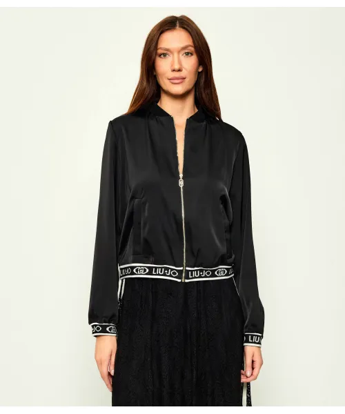 

Бомбер Loose fit Liu Jo Sport, черный