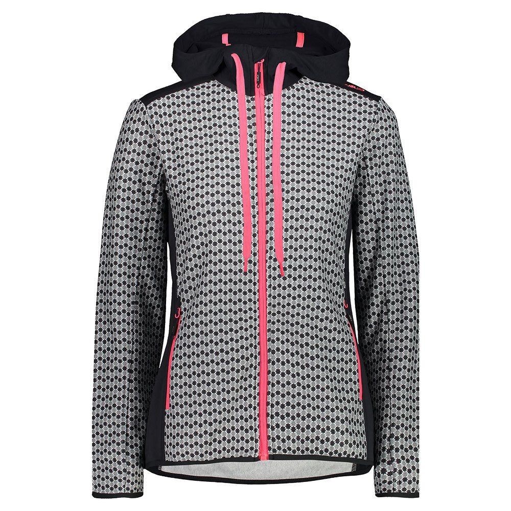

Куртка CMP 30H9796 Hooded Fleece, серый