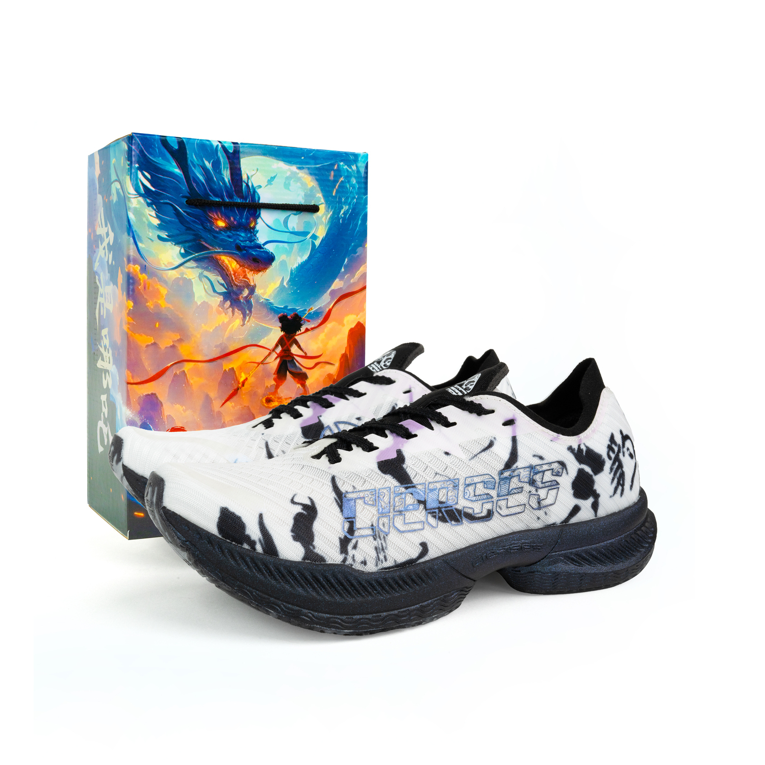 Беговые кроссовки Unisex Low top Prince San CIERSES, Dragon Fruit Comes with Socks — фото 3