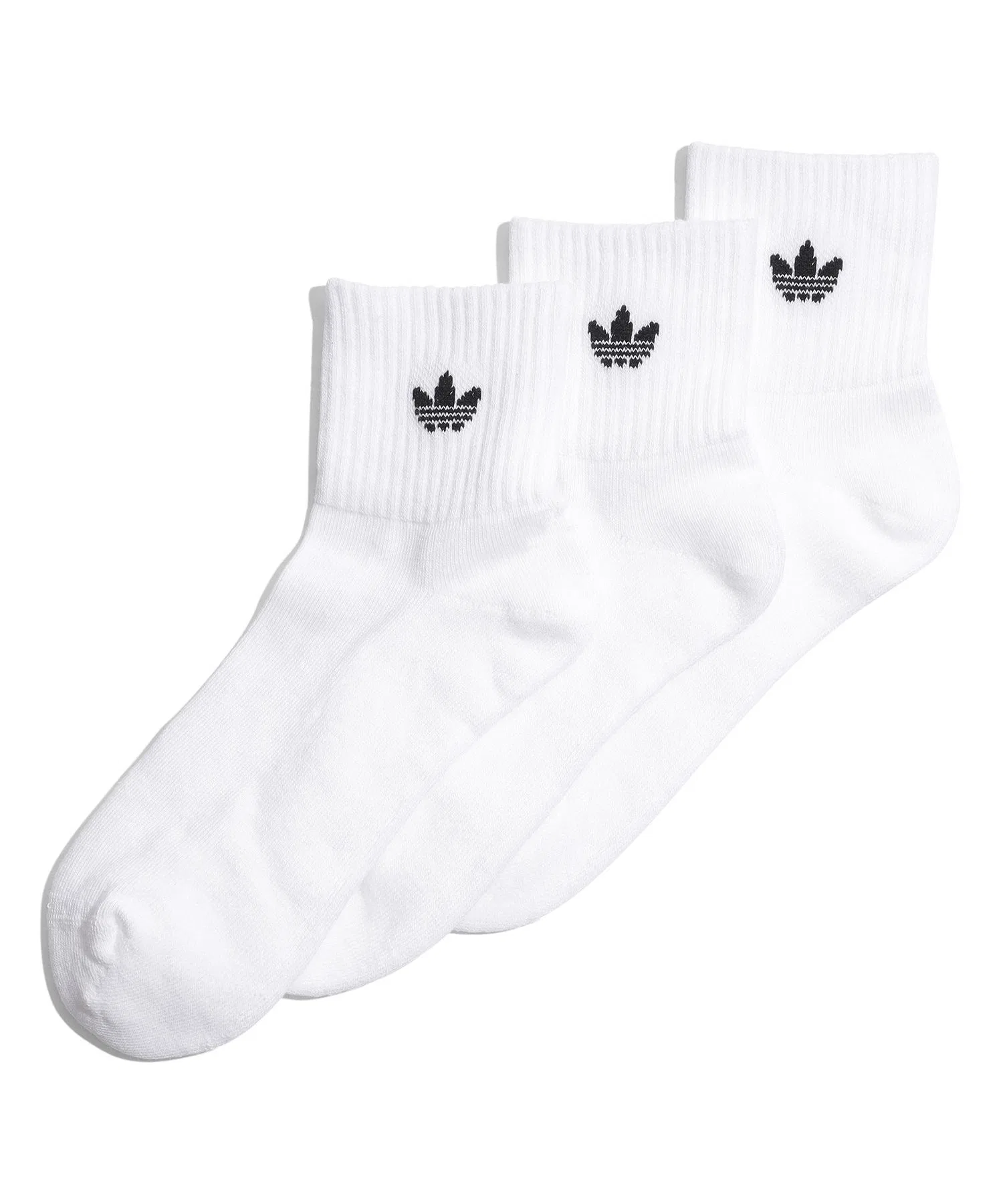 Носки adidas U 1/4, 3 шт., KG2226, белые.