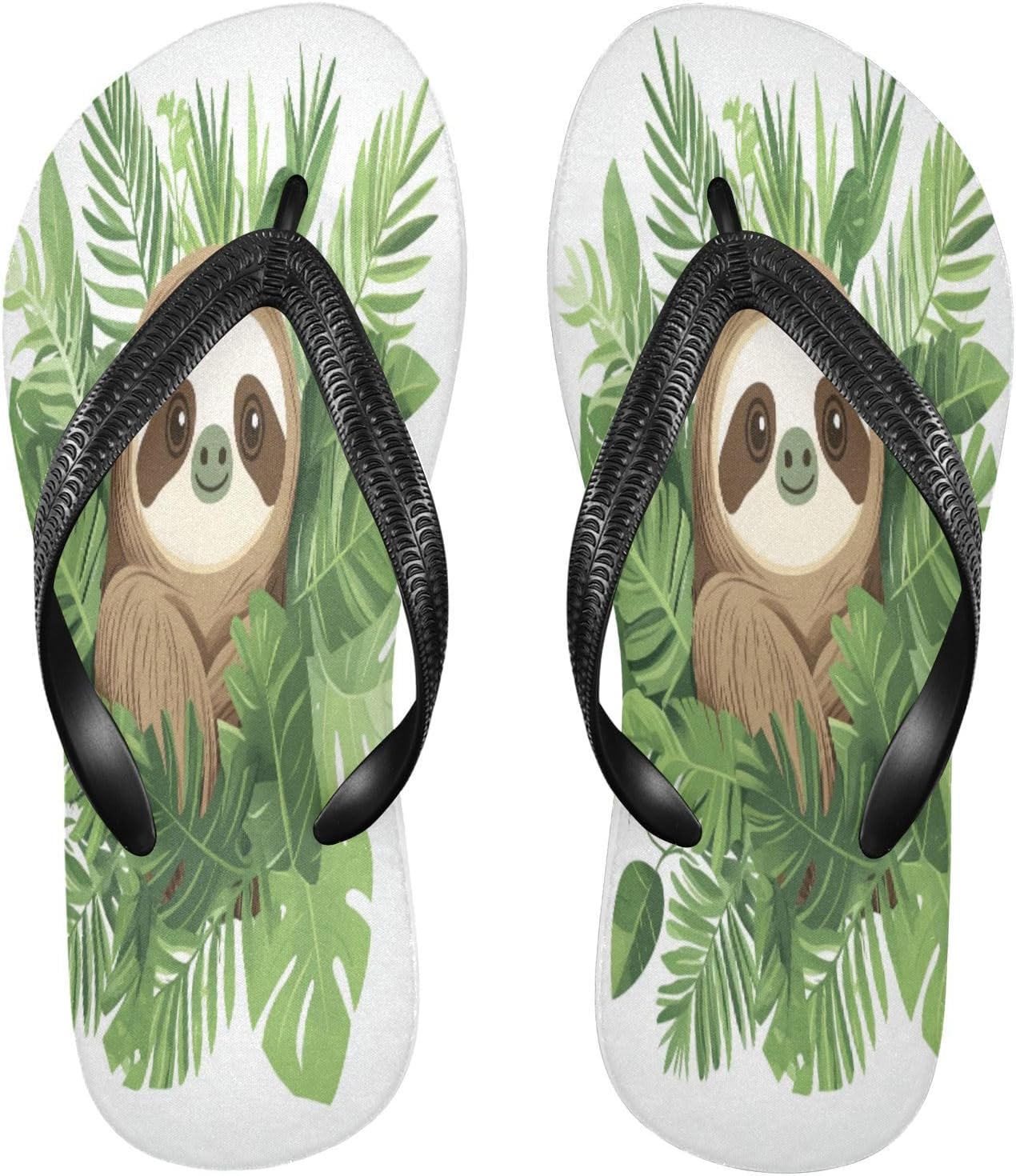 

Милые слоновые шлепанцы для пляжа с душем, резиновые нескользящие летние тапочки для прогулок, мужские и женские Sinestour, Cute Sloth