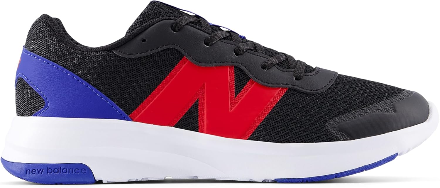 Детские кроссовки New Balance Dynasoft 578 V1 на шнуровке (унисекс), черный/красный — фото 2