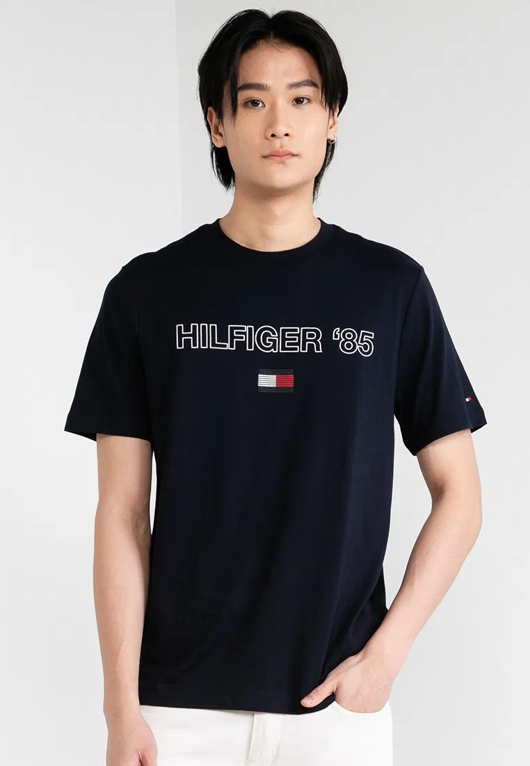 Футболка с коротким рукавом, Hilfiger 85, Tommy Hilfiger, цвет Desert Sky