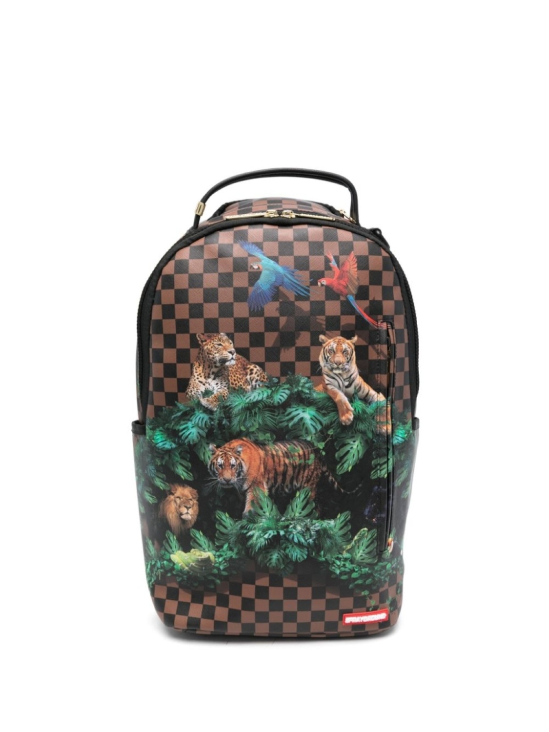 

Рюкзак с принтом дикой природы для детей Sprayground Kid, коричневый