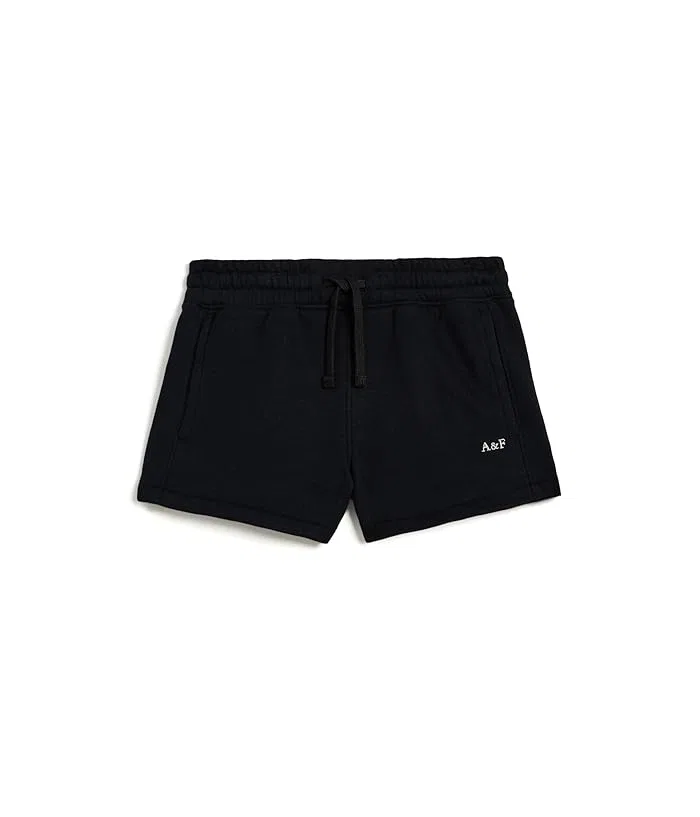 Шорты хлопковые Essential Sunday Shorts abercrombie kids, ANF Anthracite