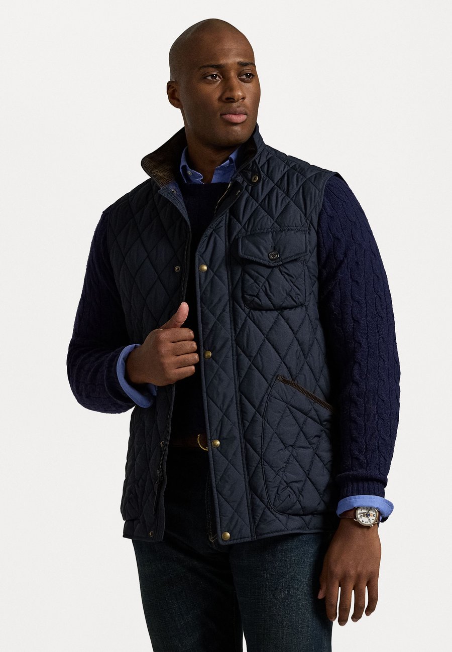 

Куртка Polo Ralph Lauren Big & Tall THE BEATON QUILTED VEST, College Navy/Black