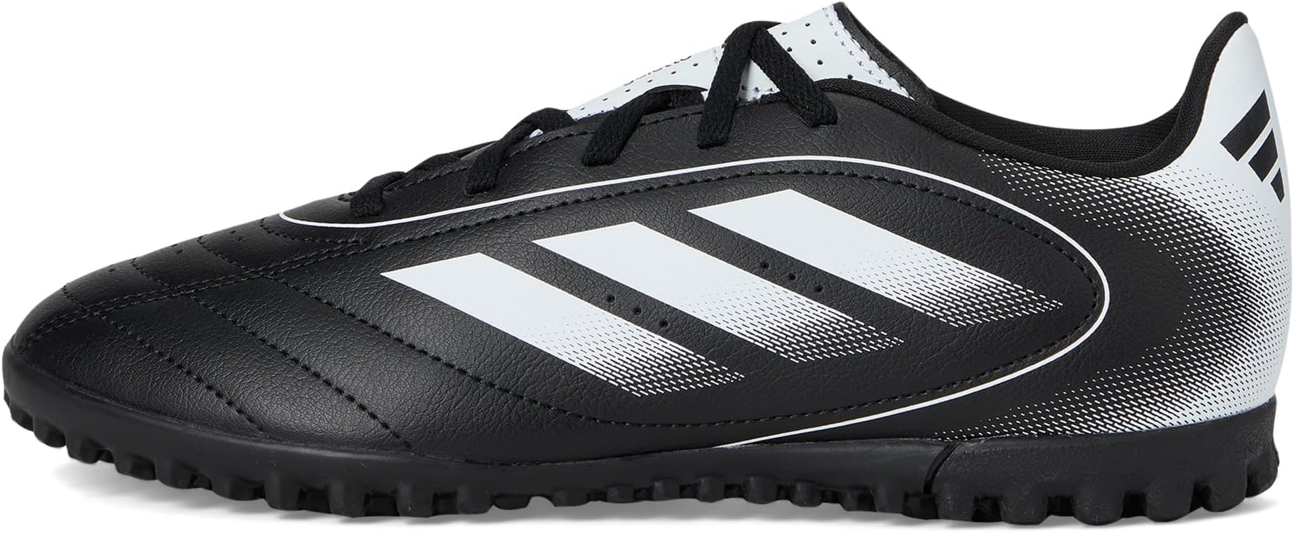 Кроссовки adidas Kids Goletto Ix Turf Soccer Cleats, цвет Black/White/Black — фото 4