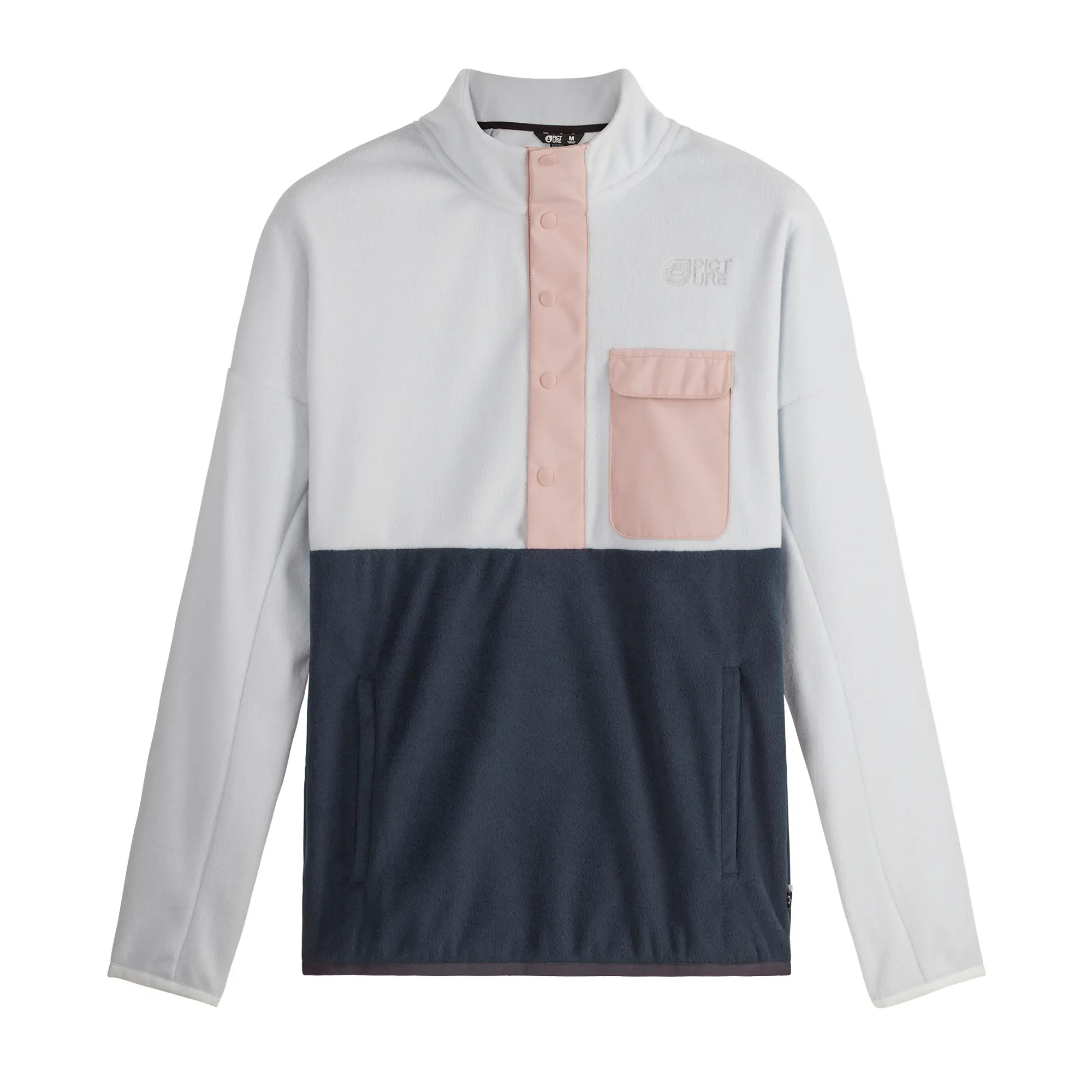 

Женский флисовый пуловер Arcca 1/4 Picture Organic Clothing, Ice Melt/Dark Blue