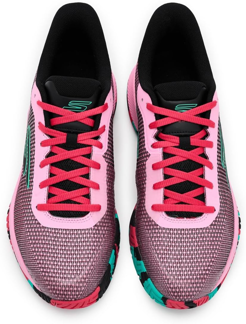 Кроссовки Skechers для мужчин Pickleball Viper Court Pro 2.0, черный/розовый — фото 2