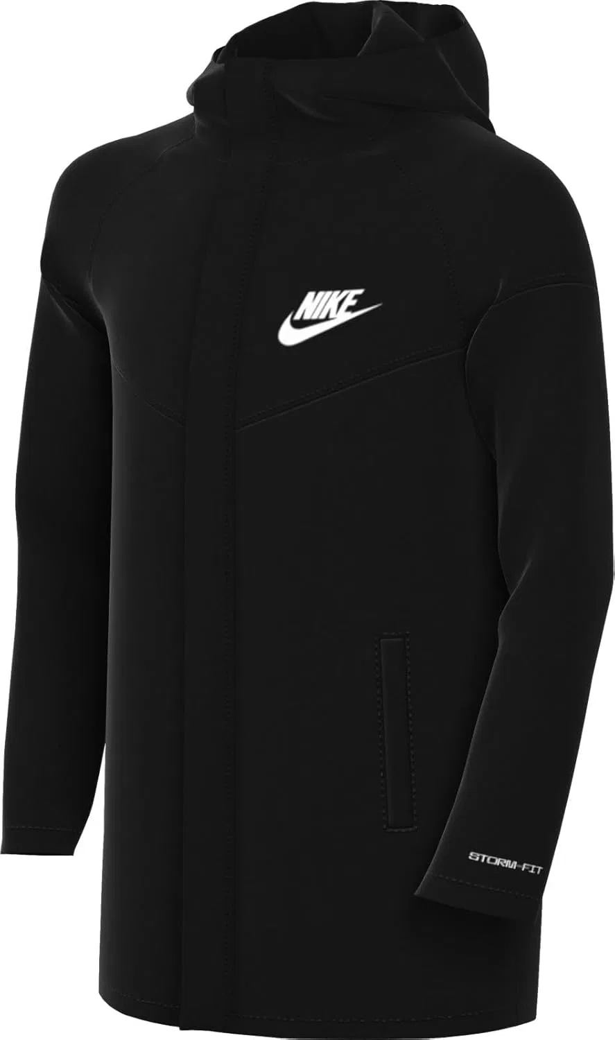 Куртка для мальчиков Nike NSW SF Windrunner, Black/Black/White