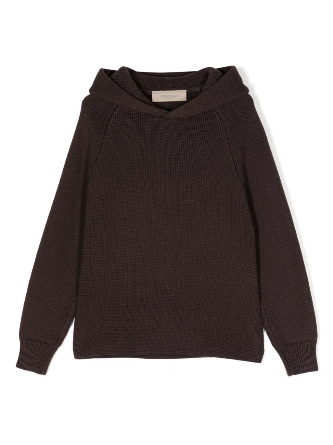 

FEAR OF GOD ESSENTIALS KIDS худи фактурной вязки, коричневый