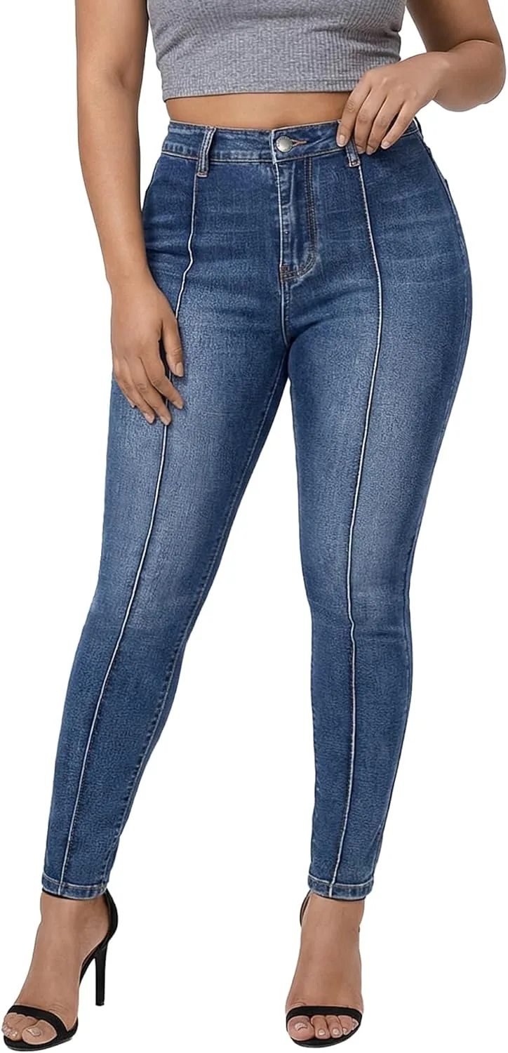 

Женские скинни джинсы Roswear с высокой посадкой и стретч