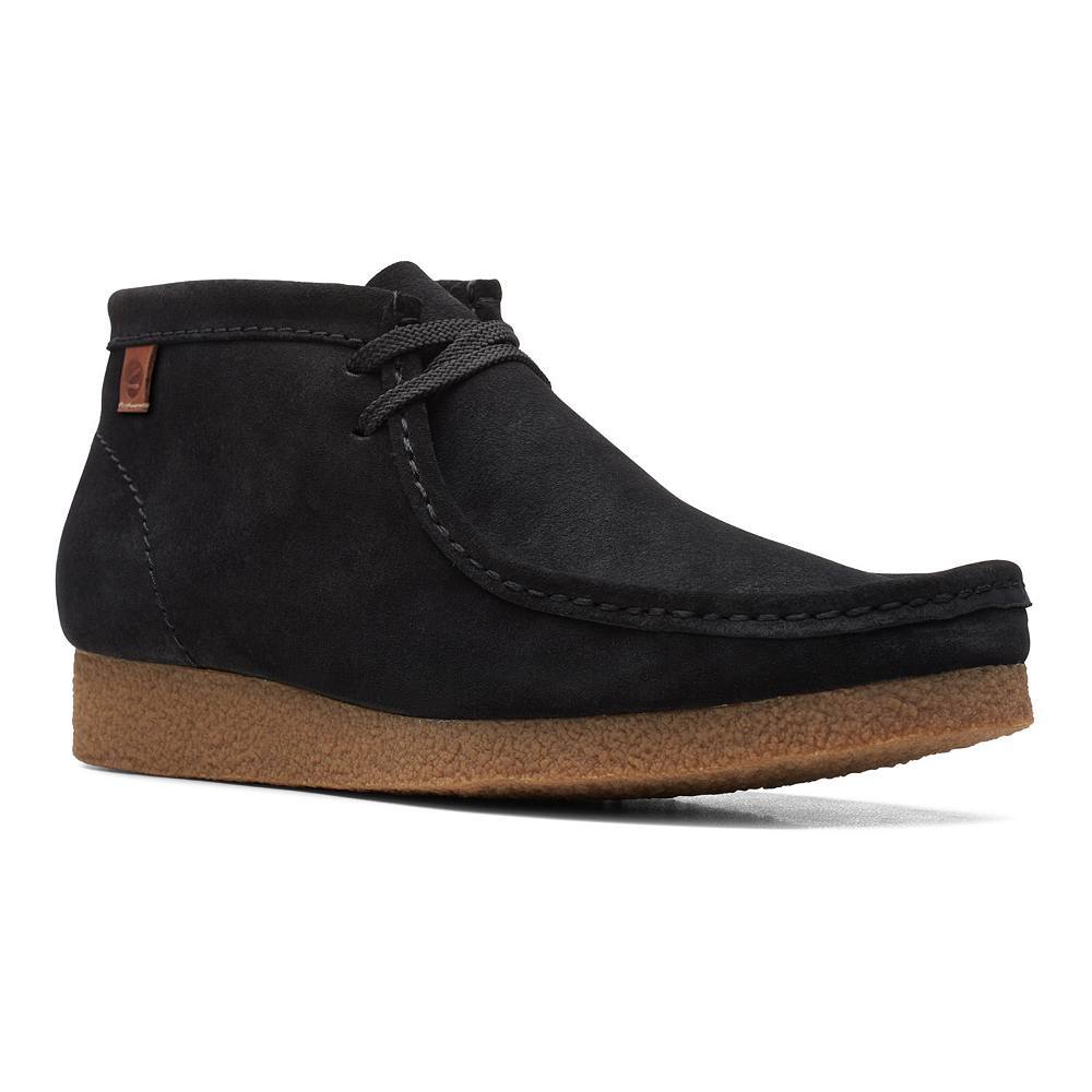 

Мужские замшевые ботинки чукка Clarks Shacre, цвет Black Suede