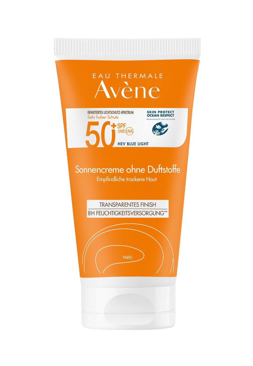 

Защита от солнца AVÈNE GESICHTSPFLEGE SONNENCREME SPF 50+ OHNE DUFTSTOFFE, цвет weiß