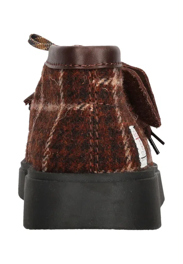 Ботинки Clarks, burgundy combi, бордовый комби — фото 4